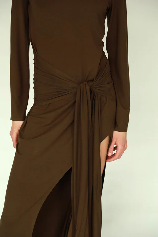 Sukienka LOU brazowy 15 Sukienka LOU brazowy 15