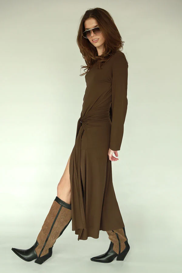 Sukienka LOU brazowy 18 Sukienka LOU brazowy 18