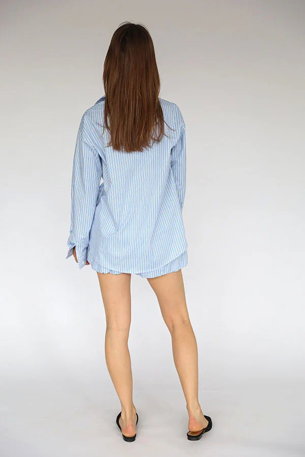 Koszula-BOYFRIEND-CLASSIC-olgaJAHR-niebieska-kolorowy-pasek-bawelna-2405 Koszula-BOYFRIEND-CLASSIC-olgaJAHR-niebieska-kolorowy-pasek-bawelna-2405