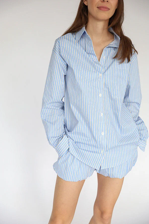 Koszula-BOYFRIEND-CLASSIC-olgaJAHR-niebieska-kolorowy-pasek-bawelna-2430 Koszula-BOYFRIEND-CLASSIC-olgaJAHR-niebieska-kolorowy-pasek-bawelna-2430