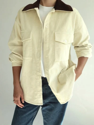 koszula nina olgajahr kremowy sztruks 5