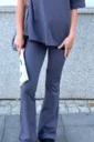 spodnie flare olgajahr niebiesko szary 3
