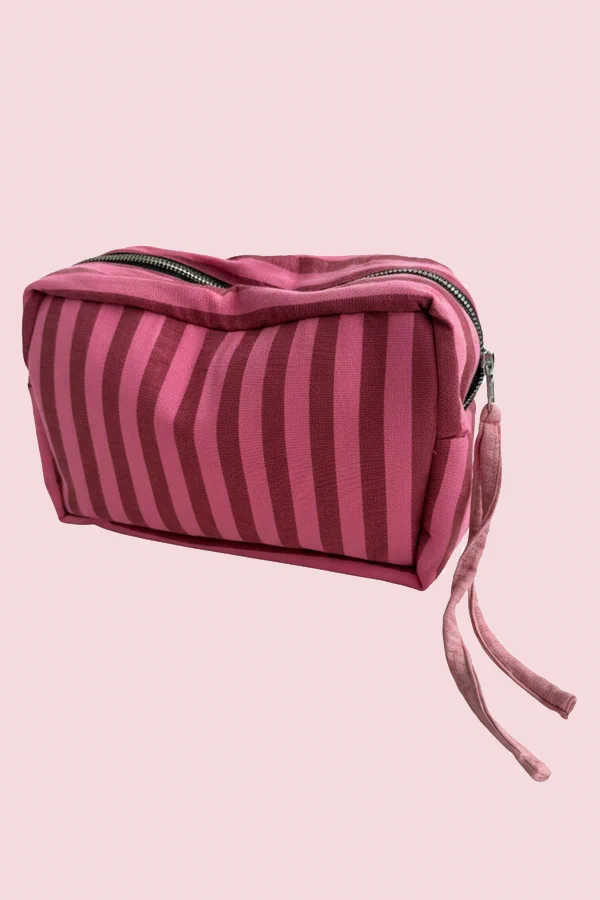 kosmetyczka joy olgajahr bawelna rozowo bordowe paski 01