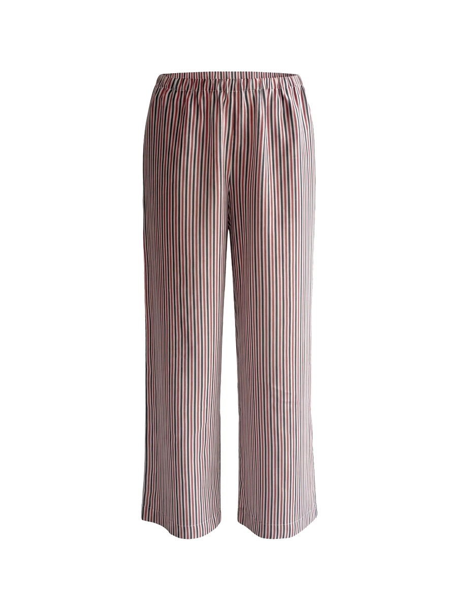 Spodnie-FLY-olgaJAHR-jedwabna-zorzeta-granatowo-czerwone-paski-1 spodnie fly olgajahr jedwabna zorzeta granatowo czerwone paski 1